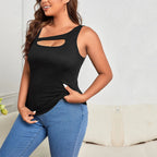Damen Body mit asymmetrischem Cut-Out und komfortablem Schlangenprint R&B