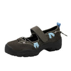 Damen Sportliche Ballerinas mit verstellbarem Riemen und rutschfester Sohle R&B
