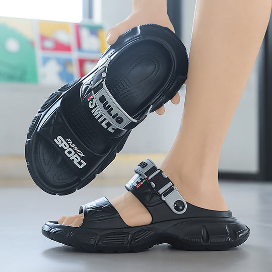 Damen bequeme und trendige Sportsandalen mit verstellbaren Riemen R&B