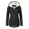 R&B | Damen Fleecegefütterte Kapuzenjacke