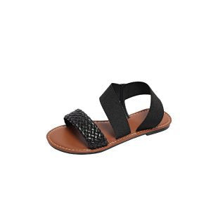 Damen Bequeme Riemchensandalen mit geflochtenem Design R&B