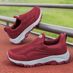 Damen Bequeme Slip-On Sportschuhe mit elastischem Obermaterial R&B