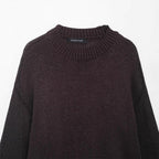 Damen lässiger Strickpullover mit weitem Schnitt und Oversized-Style R&B