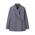 Damen Modische Oversized-Blazerjacke R&B