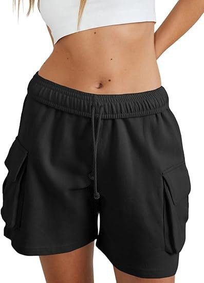 Damen lässige Freizeithose mit komfortablem Gummibund und praktischen Seitentaschen R&B