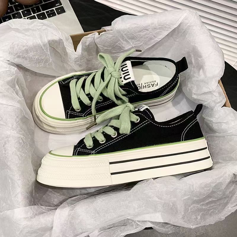 Damen Sportliche Sneakers mit robuster Sohle und atmungsaktivem Canvas von
