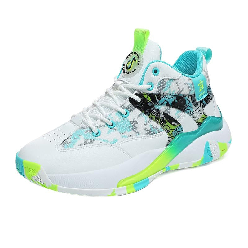 Damen Sportliche High-Top Basketball Sneakers mit innovativem Dämpfungssystem R&B