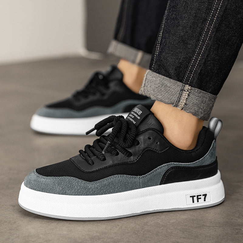 Damen modische Sneakers mit gepolsterter Laufsohle und atmungsaktiver Obermaterialkombination