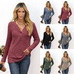 Damen lässiges Langarmshirt