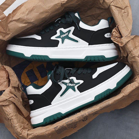 Damen Sportliche Sneakers mit verstärkter Sohle und atmungsaktiver Obermaterialstruktur R&B