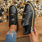 Damen Modische und bequeme Sneakers aus hochwertigem Leder R&B