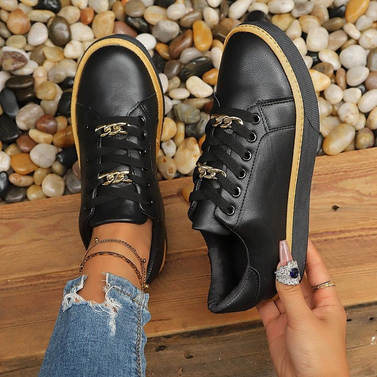 Damen Modische und bequeme Sneakers aus hochwertigem Leder R&B