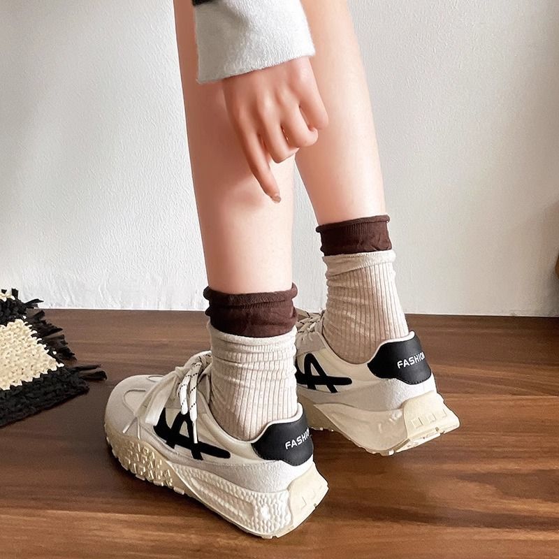 Damen Sportliche Sneakers mit dicker Profilsohle und atmungsaktivem Obermaterial R&B