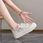Damen Sportliche Sneaker mit modischen Netzelementen