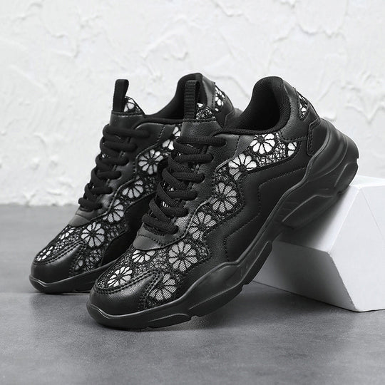 Damen Trendige Sneakers mit atmungsaktivem Obermaterial und eleganter Struktur R&B