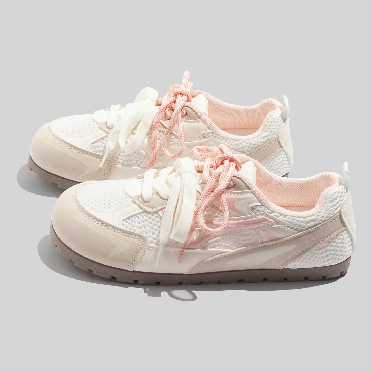 Damen Atmungsaktive Multifunktionssneakers mit elastischen Schnürsenkeln und rutschfester Sohle