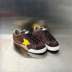 Damen Veloursleder Sneakers mit reflektierenden Akzenten und bequemer Sohle R&B