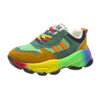 Damen Multi-Funktions-Sneakers mit buntem Design und atmungsaktiven Obermaterialien R&B