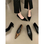 Damen modische spitze Pumps mit elegantem Absatz R&B