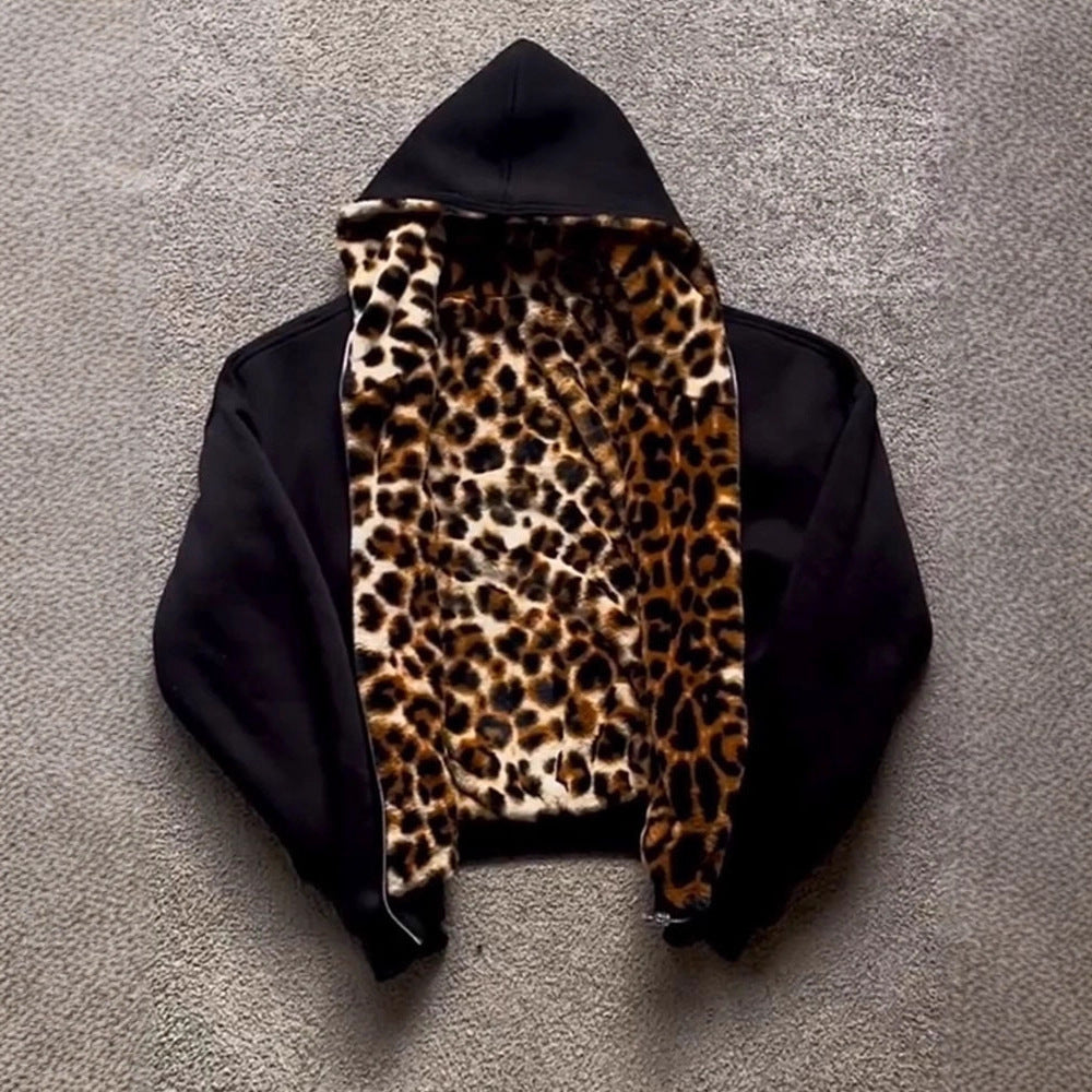 Damen Hoodie mit luxuriösem Kunstfellfutter R&B