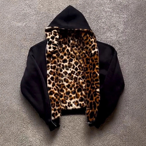 Damen Hoodie mit luxuriösem Kunstfellfutter R&B