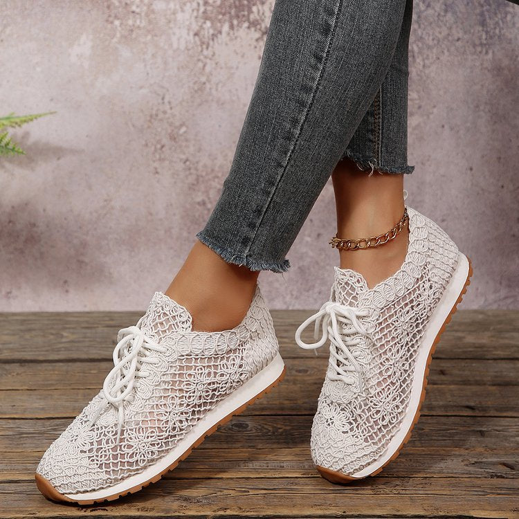 Damen Sportliche Komfort-Sneaker mit atmungsaktivem Obermaterial R&B