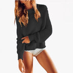 Damen Grobstrickpullover mit weichem Material und lässigem Schnitt