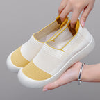 Damen Slip-On Sneakers mit atmungsaktiver Strickstruktur R&B