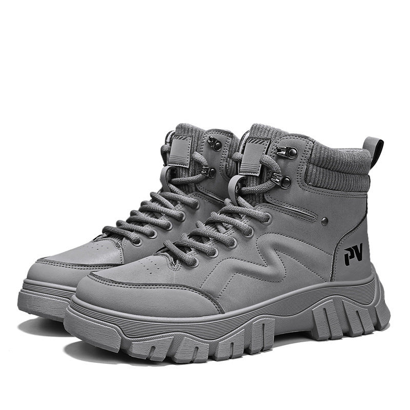 Damen Chunky High-Top Sneakers mit strapazierfähiger Sohle R&B