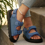 Damen Komfortable Sandalen mit verstellbarem Riemendesign R&B