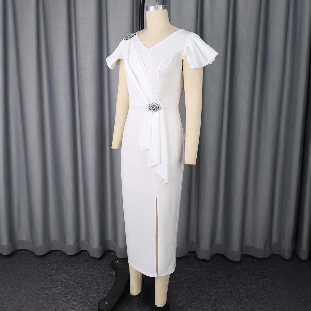 Damen Elegantes Abendkleid mit figurbetonender Silhouette R&B