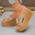 Damen Plateau Sandalen R&B
