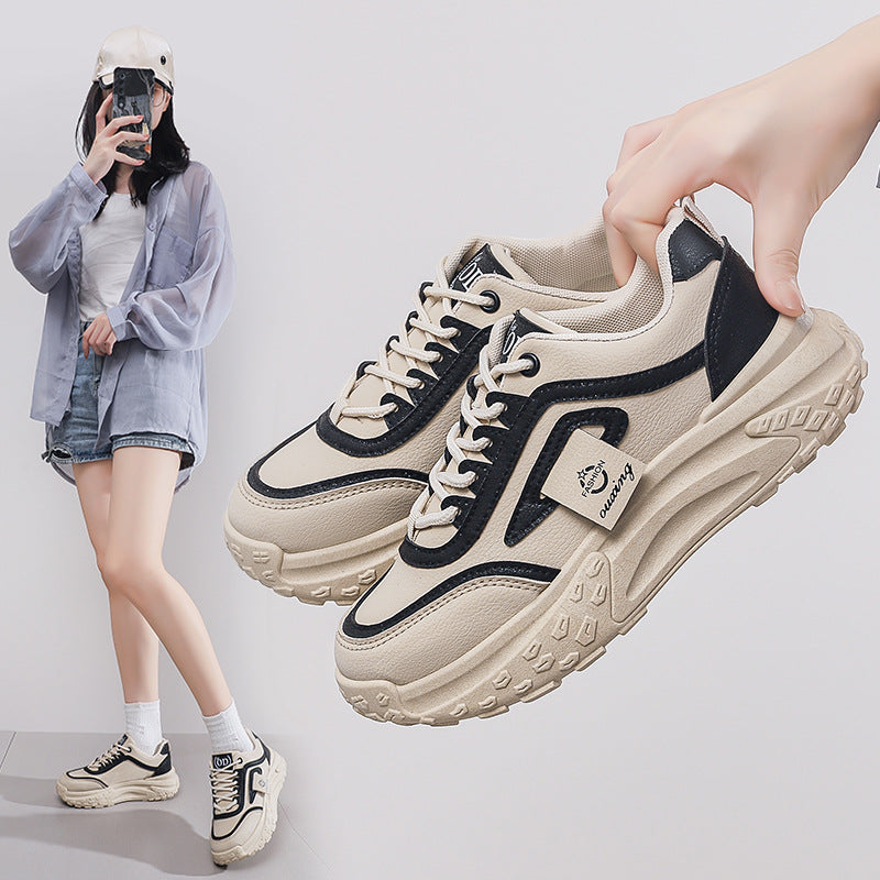 Damen Sportliche Chunky Sneakers mit atmungsaktivem Obermaterial und dämpfender Sohle R&B