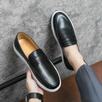 Herren elegante Mokassins mit sportlichem Design