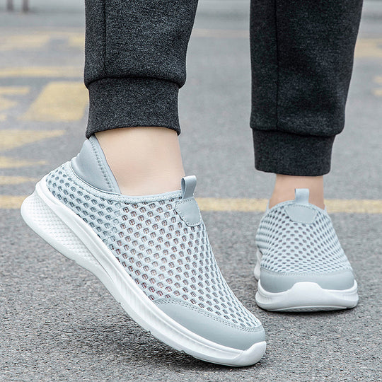 Damen Atmungsaktive Freizeitsneaker mit elastischem Einstieg R&B