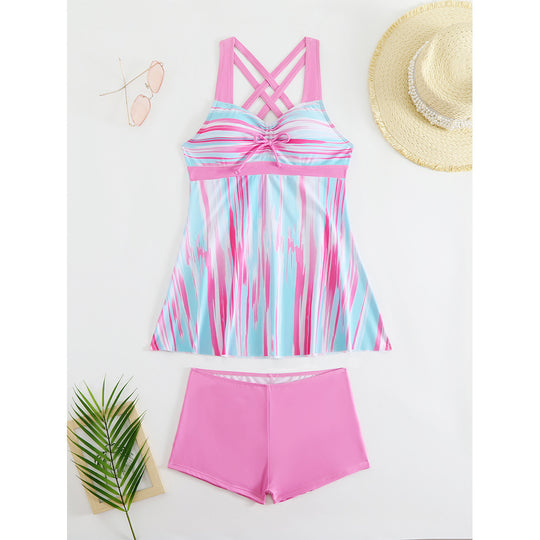 Damen Tankini-Oberteil mit Shorts R&B