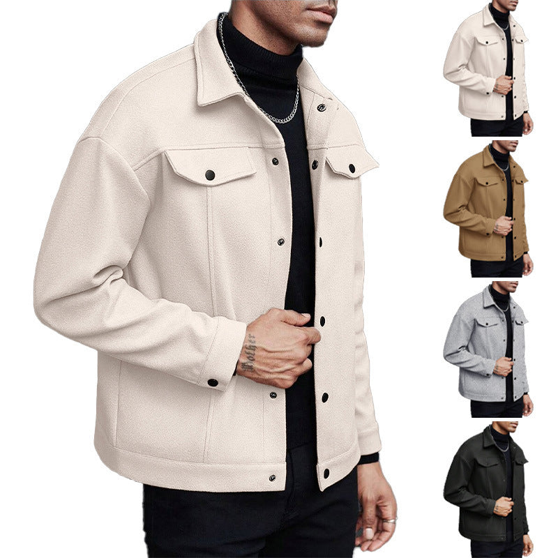 Herren moderne Freizeitjacke im lässigen Schnitt R&B