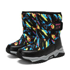 Damen isolierte Winterstiefel mit rutschfester Profilsohle und atmungsaktivem Innenfutter