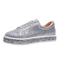 Damen Glitzernde Sneakers mit komfortablem Plateau R&B