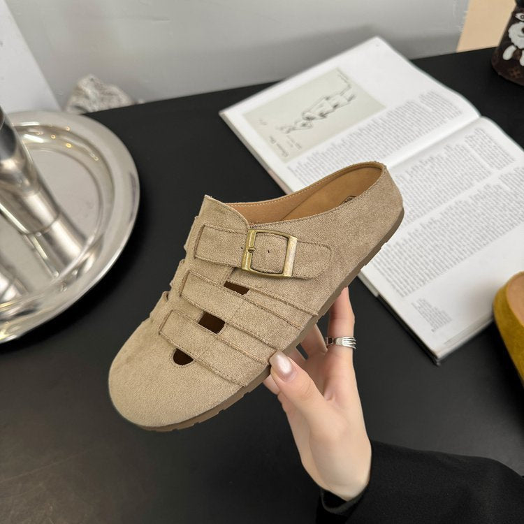 Damen Clogs mit modischem Riemendesign und weichem Innenfutter R&B