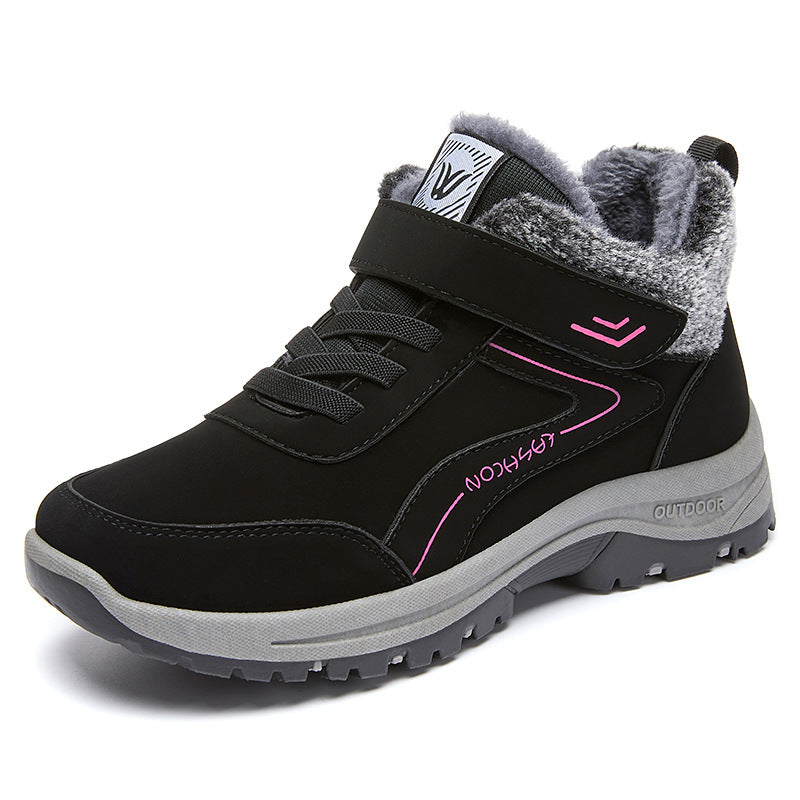 Damen Bequeme Outdoor-Winterstiefel mit rutschfester Sohle und warmem Innenfutter R&B