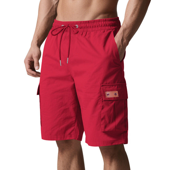 Herren Cargo-Shorts mit elastischem Bund und praktischen Taschen R&B