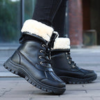 Damen Gefütterte Winterstiefel mit rutschfester Sohle und isolierendem Innenfutter R&B