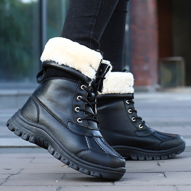 Damen Gefütterte Winterstiefel mit rutschfester Sohle und isolierendem Innenfutter R&B