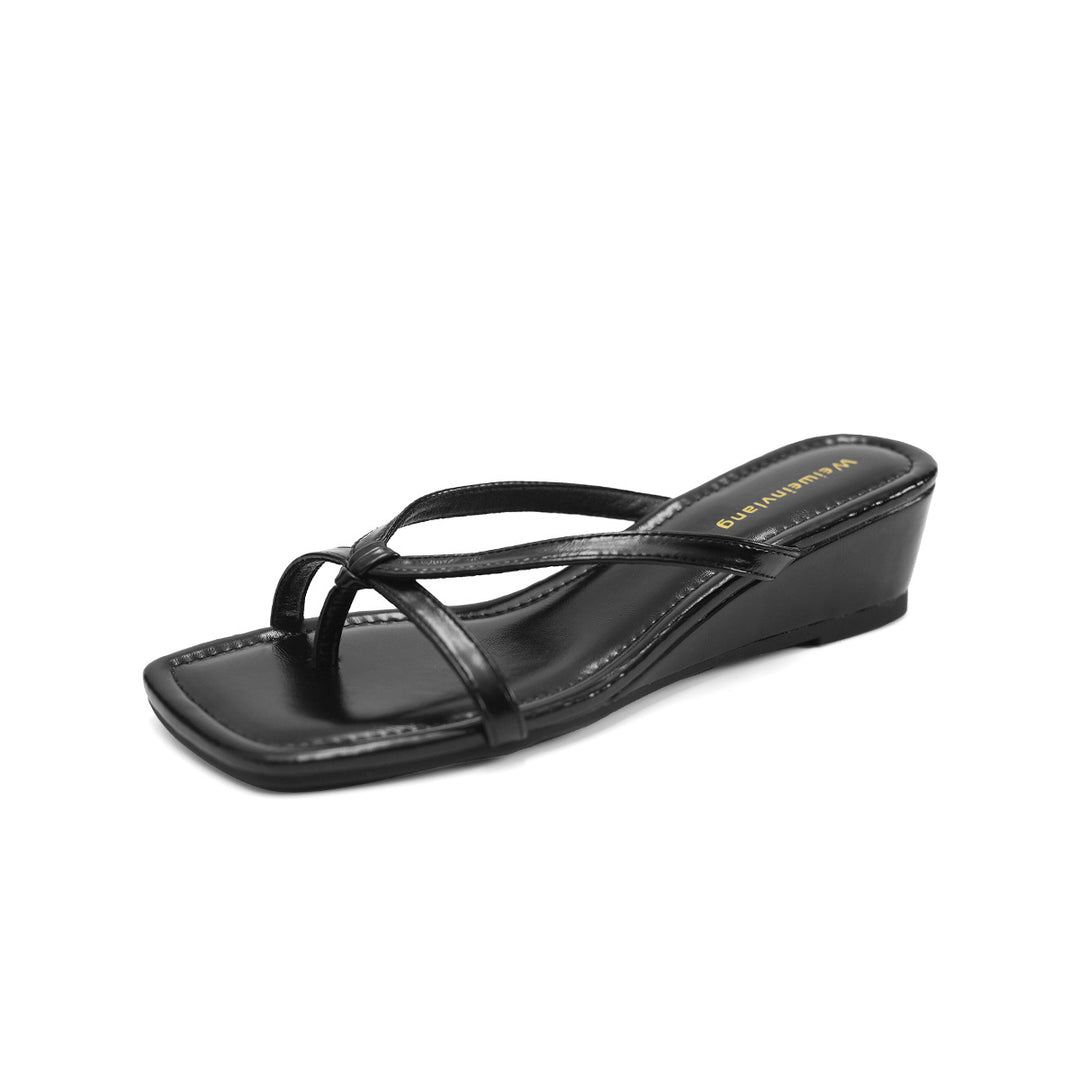 Damen Wedge-Sandalen mit elegantem Kreuzriemen-Design R&B