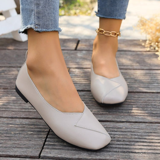 Damen Ballerinas mit elegantem Kreuz-Design und komfortabler Innensohle R&B
