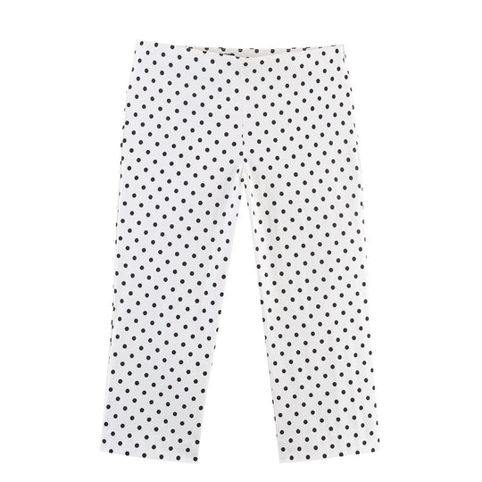 Damen Leggings mit modernem Punktedesign und elastischem Bund R&B