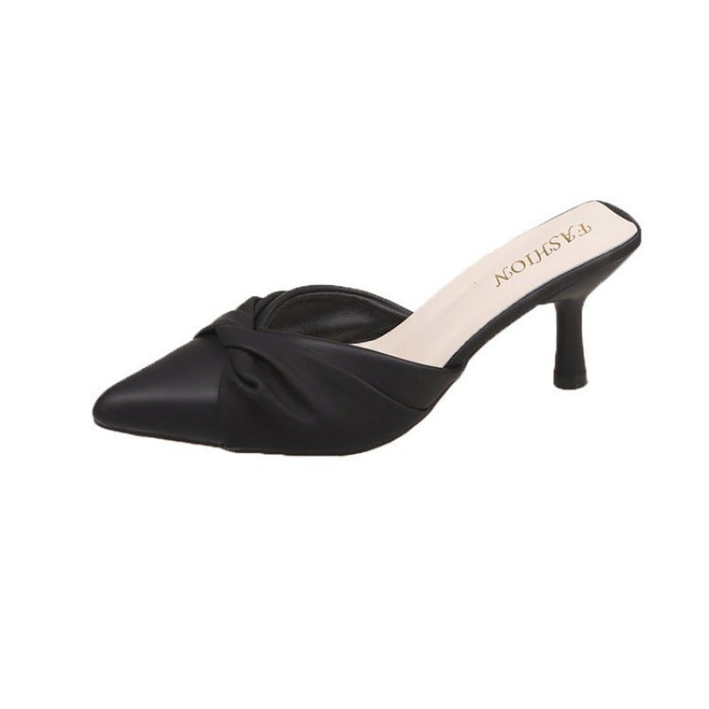 Damen Sling-Pumps mit stilvollem Knotendesign und elegantem Absatz R&B