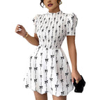 Damen Verspieltes Sommerkleid mit Rüschendetails und hochwertiger Baumwollmischung