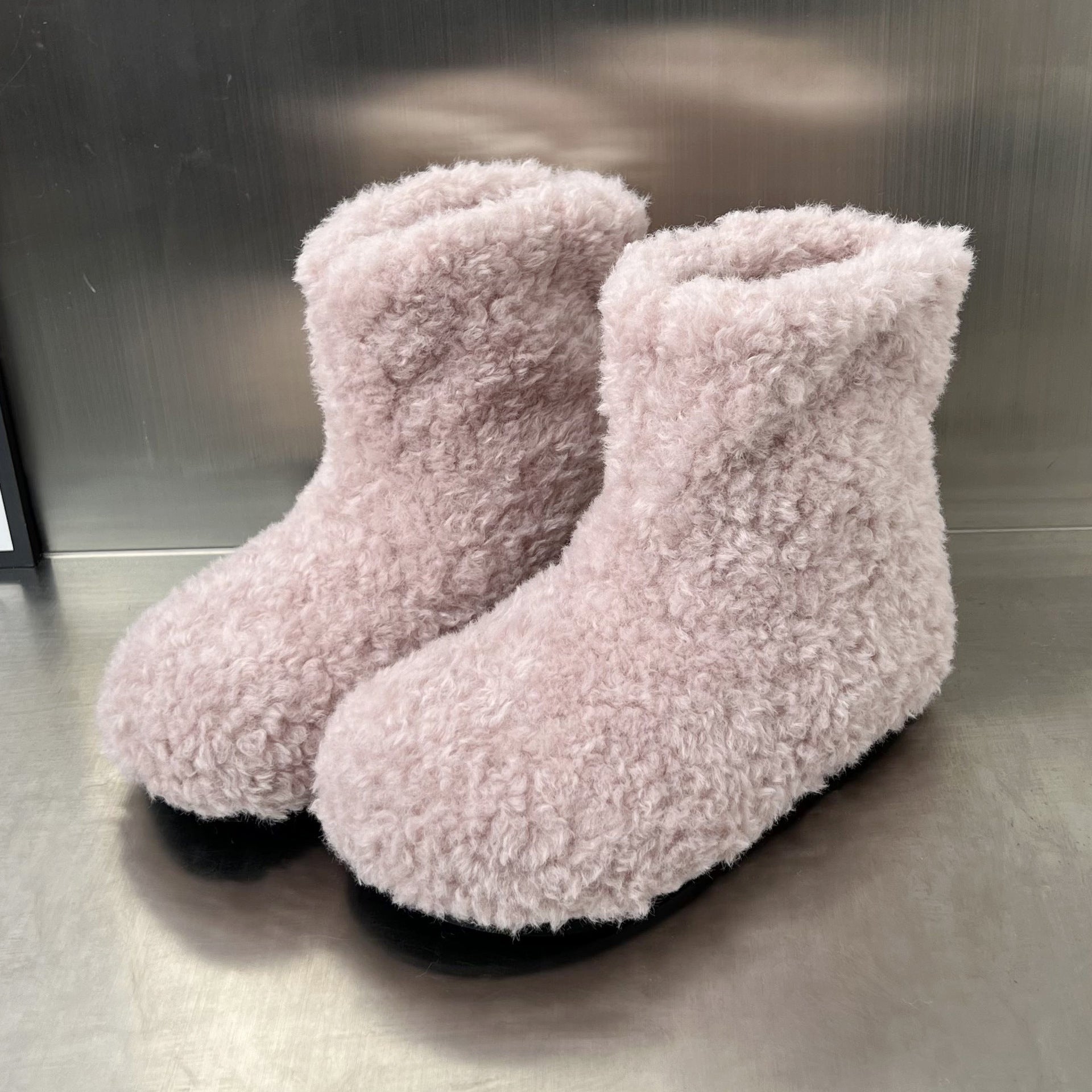 Damen Hausschuhe mit kuscheligem Futter und rutschfester Sohle R&B